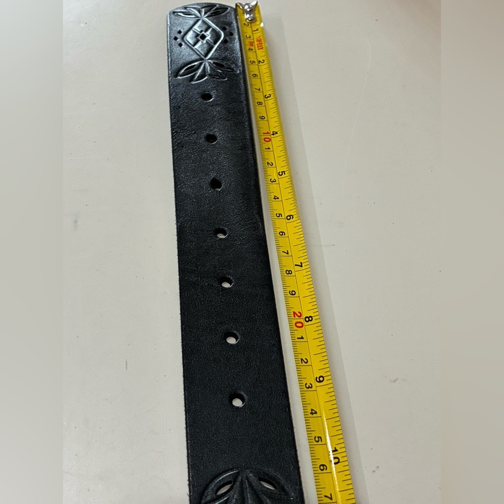 Fossil women’s belt. Crafted from high-quality black leather, New old stock - Picture 6 of 8